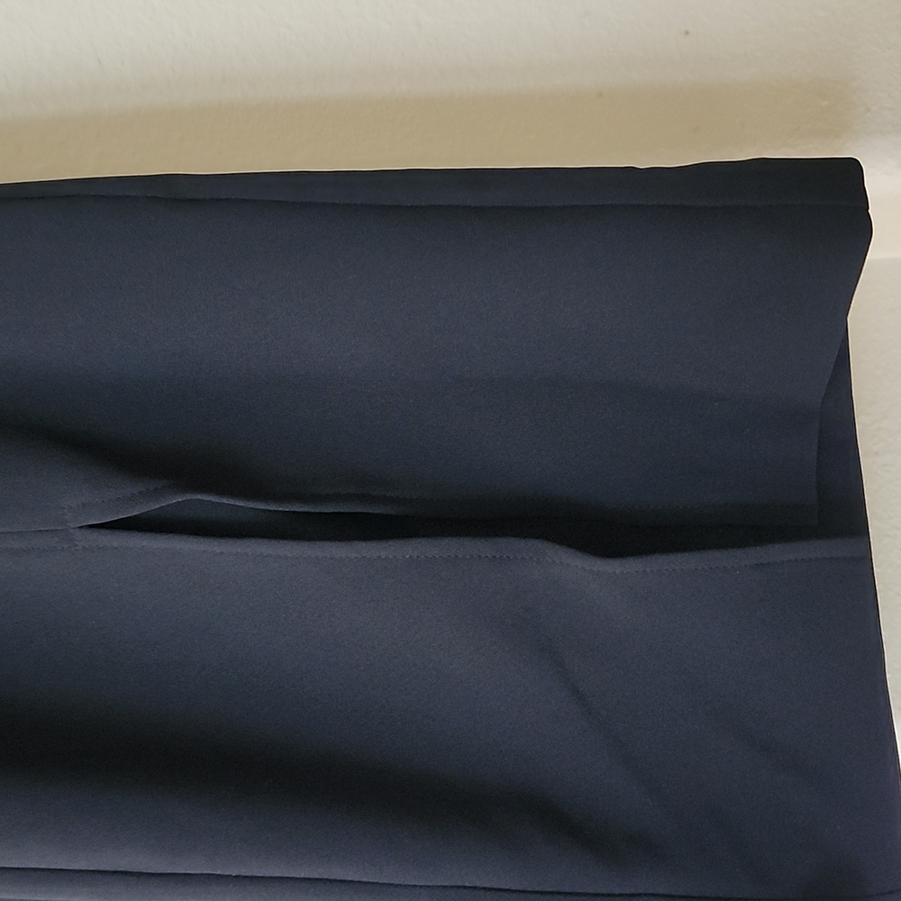 NWT MICHAEL MICHAEL KORS Front Bottom Slip Flare Dress Pants Black  Size 4 - Picture 7 of 9
